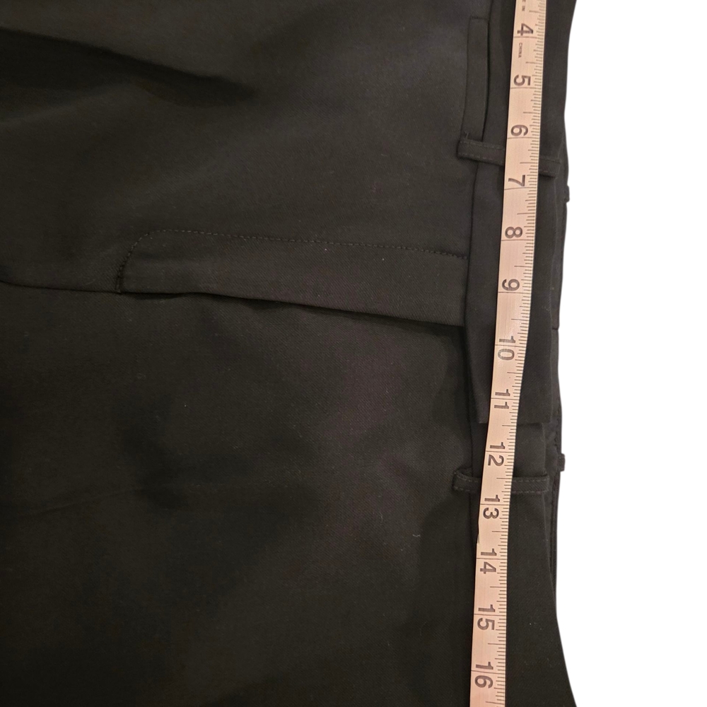 NWT Zara Black Boot Cut Pants XL - Picture 3 of 4